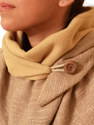 Parisi Winterschal, dreieckig, braun, neueste Mode, weich und bequem, für Frauen und Mädchen
