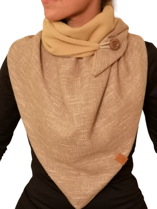 Parisi Winterschal, dreieckig, braun, neueste Mode, weich und bequem, für Frauen und Mädchen